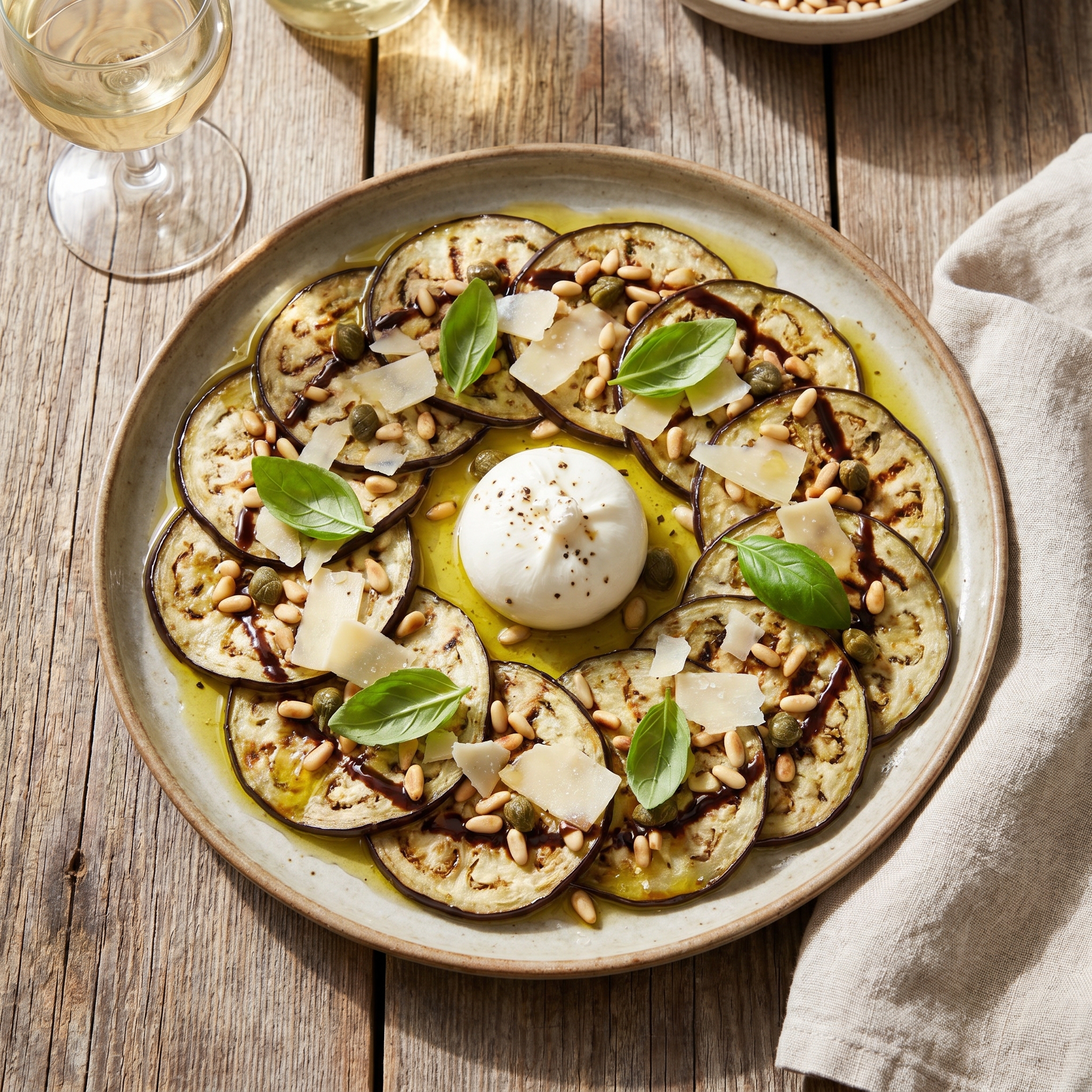 Auberginen-Carpaccio