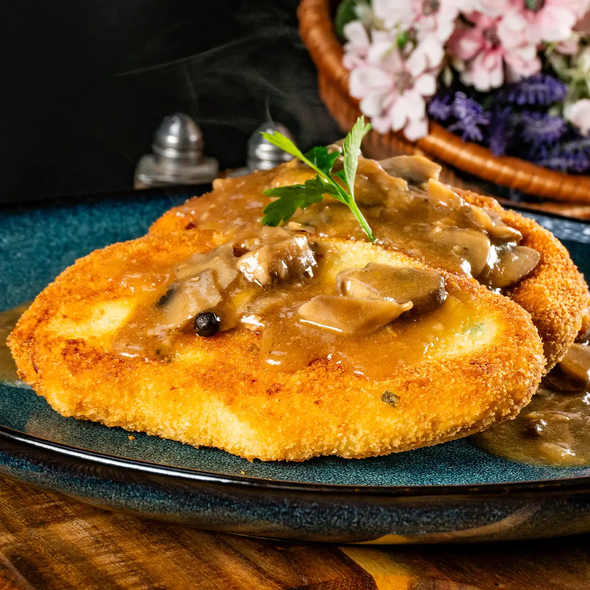 Hähnchen-Jägerschnitzel