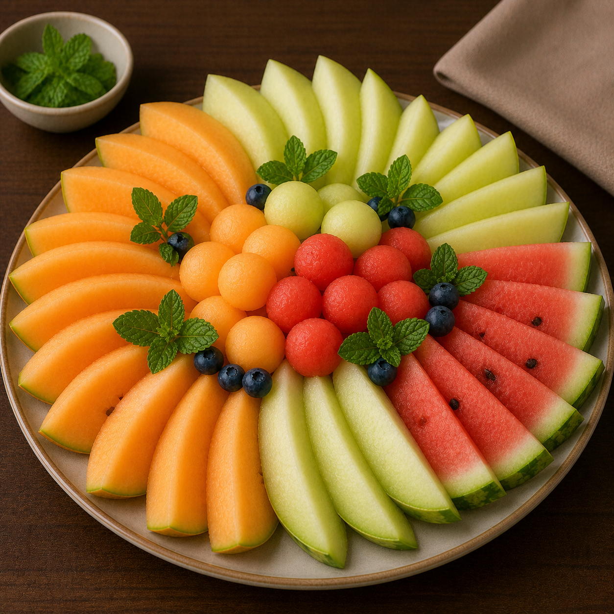 Melonenplatte