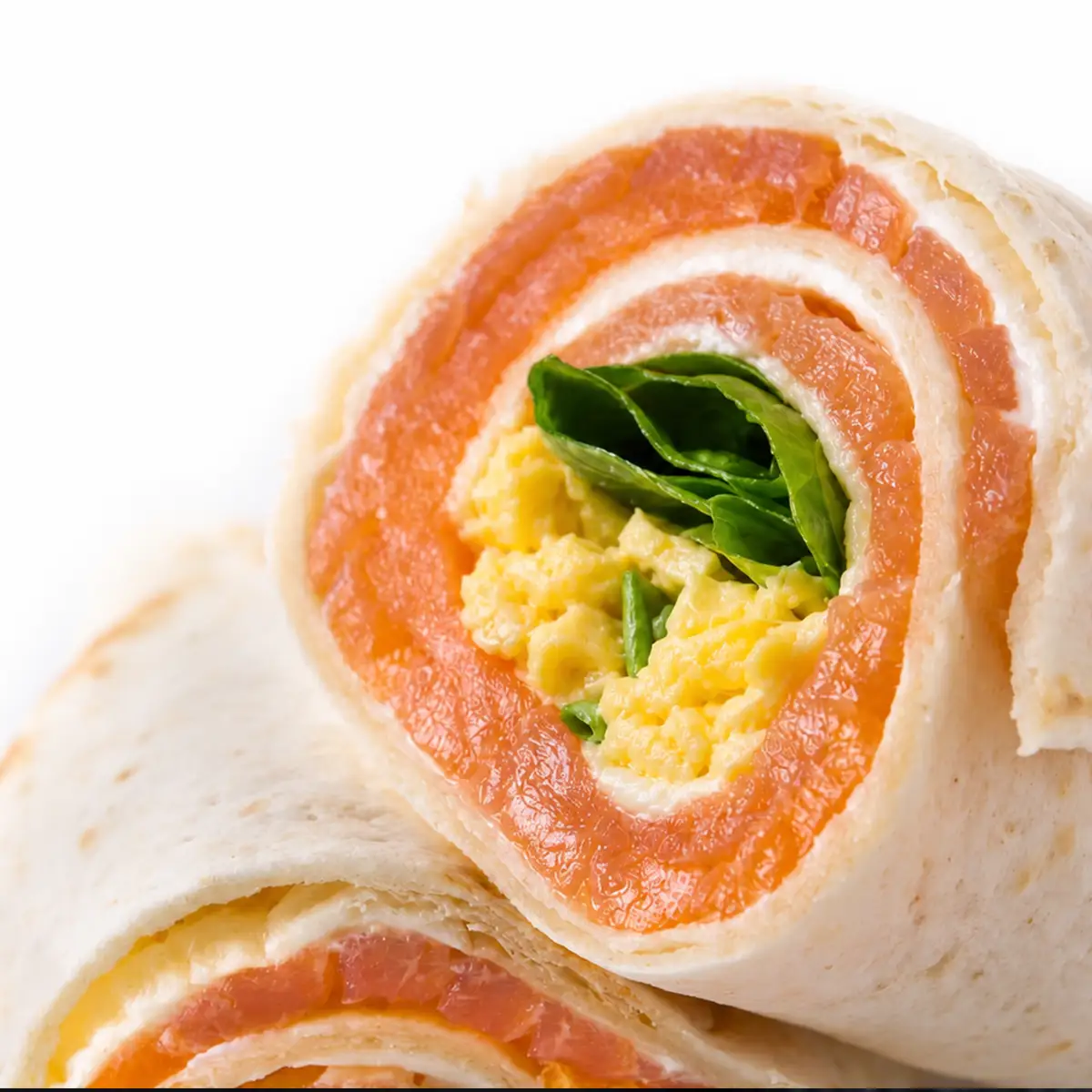 Lachs-Ei Wrap
