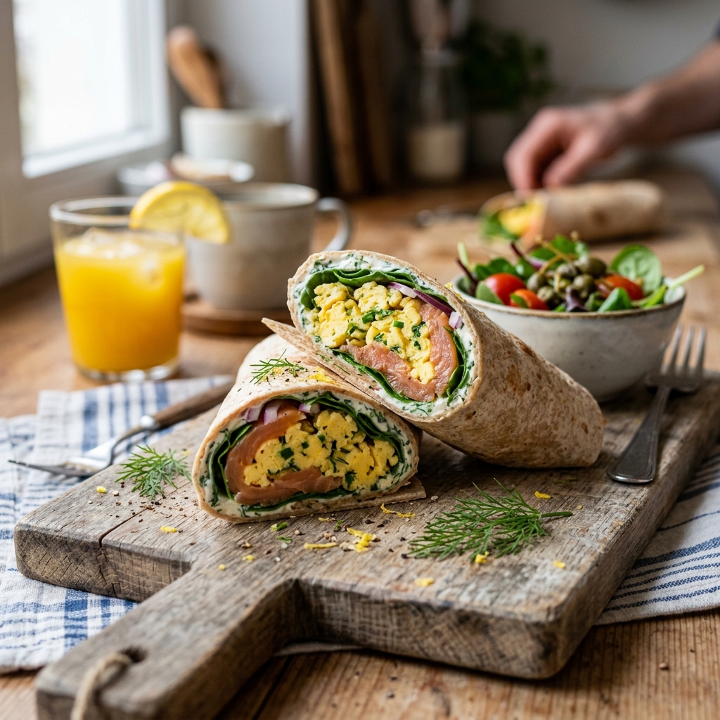Lach-Ei Wrap