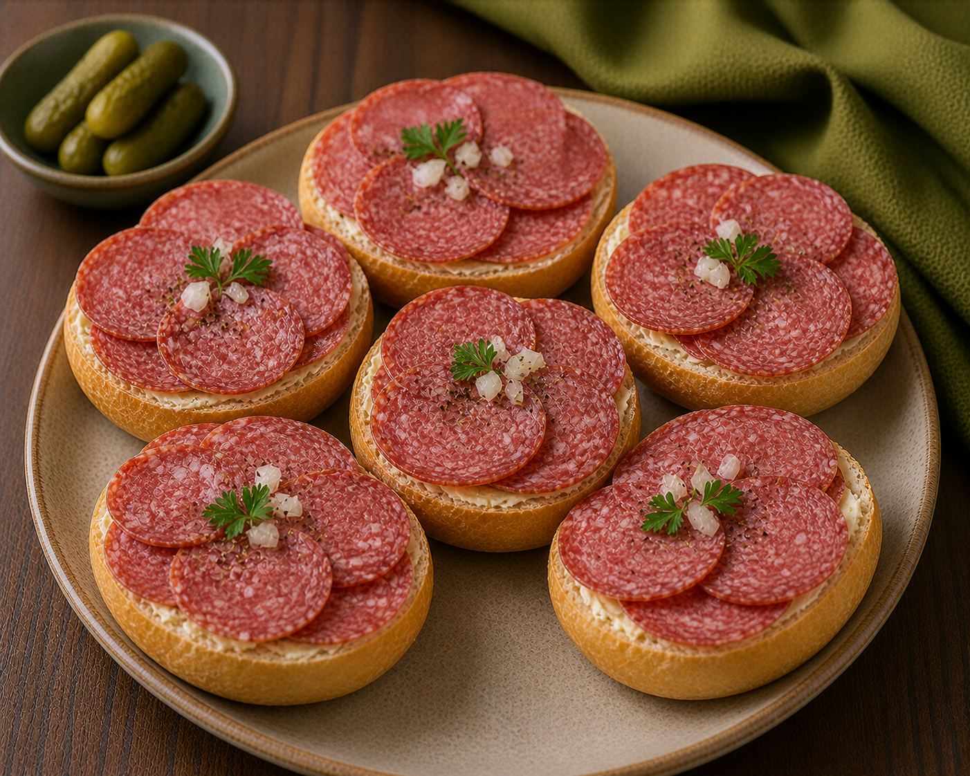 Salamibrötchen
