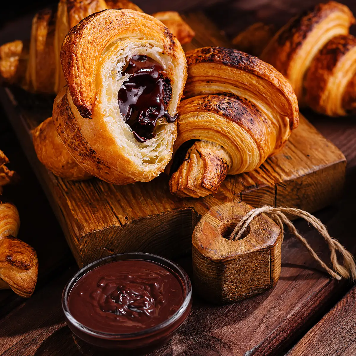 Schoko Croissants