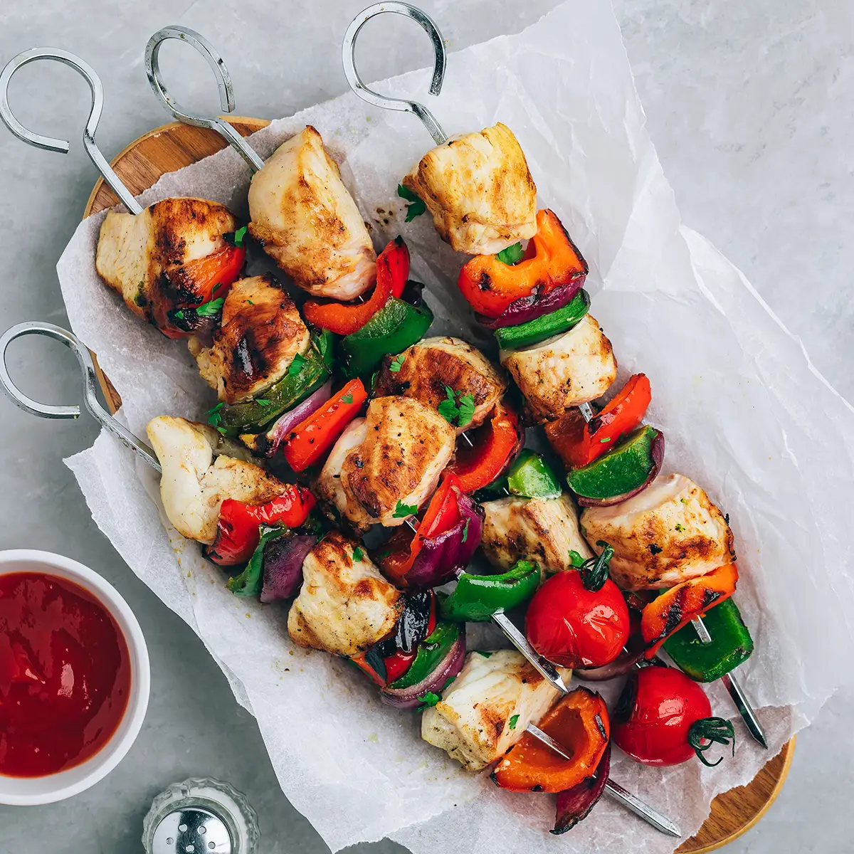 Halloumi-Gemüse Spieße