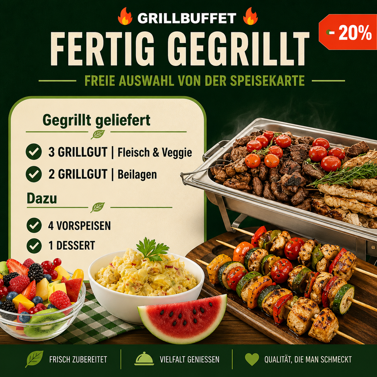 Grill fertig